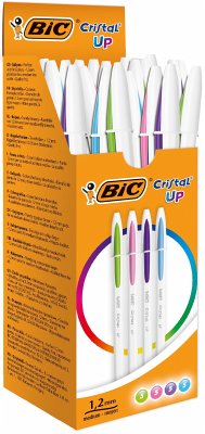 BIC Kugelschreiber Cristal Up 0.35mm sortiert, 20er Set