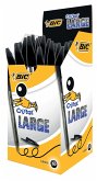 BIC Kugelschreiber Cristal LARGE 0.6mm schwarz, 50er Set