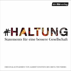 #HALTUNG (MP3-Download) - Liefers, Jan Josef; Einstein, Albert; Lindgren, Astrid; Kästner, Erich; Böll, Heinrich; Hessel, Stéphan; Rackete, Carola