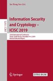 Information Security and Cryptology - ICISC 2019 (eBook, PDF)