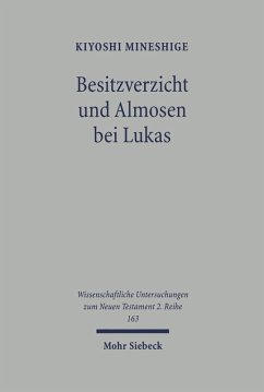 Cover Besitzverzicht und Almosen bei Lukas (eBook, PDF)