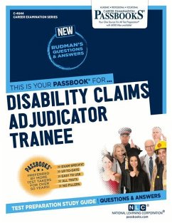 Disability Claims Adjudicator Trainee (C-4644): Passbooks Study Guide Volume 4644 - National Learning Corporation