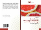 Optimalisation d'extraction d'antioxydant à partir d¿Écorce d'orange