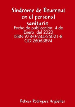 Sindrome de Bournout en el personal sanitario - Rodríguez Argüelles, Rebeca