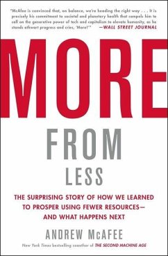 More from Less: The Surprising Story of How We Learned to Prosper Using Fewer Resources--And What Happens Next - Mcafee, Andrew