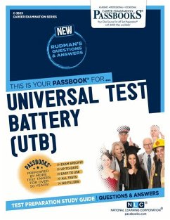 Universal Test Battery (Utb) (C-3829): Passbooks Study Guide Volume 3829 - National Learning Corporation