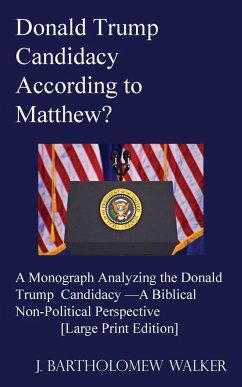 Cover Donald Trump Candidacy According to Matthew?