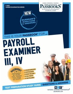 Payroll Examiner III, IV (C-4971): Passbooks Study Guide Volume 4971 - National Learning Corporation