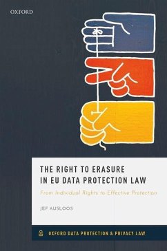 The Right to Erasure in EU Data Protection Law - Ausloos, Jef