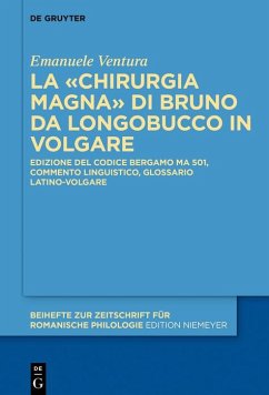 Cover La «Chirurgia Magna» di Bruno da Longobucco in volgare (eBook, ePUB)