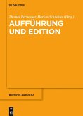 Aufführung und Edition (eBook, ePUB)