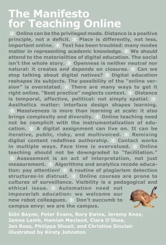 Cover The Manifesto for Teaching Online (eBook, ePUB)
