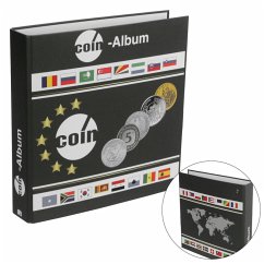 Cover Münzenalbum für Münzen aus aller Welt für verschiedene Münzengrössen. Leerordner ohne Inhalt