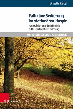 Palliative Sedierung im stationären Hospiz (eBook, PDF) - Riedel, Annette