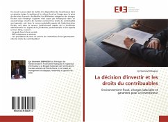 La décision d'investir et les droits du contribuable - Dibagissi, Cyr Dumand