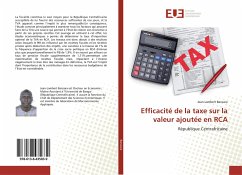 Efficacité de la taxe sur la valeur ajoutée en RCA - Banzara, Jean-Lambert