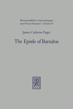 The Epistle of Barnabas (eBook, PDF) - Paget, James Carleton