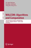 WALCOM: Algorithms and Computation (eBook, PDF)