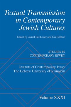 Textual Transmission in Contemporary Jewish Cultures (eBook, ePUB)