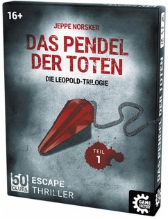 Carletto 646256 - 50 Clues, Das Pendel der Toten, Die Leopold-Trilogie, Teil 1, Escape-Thriller, Krimi-Spiel