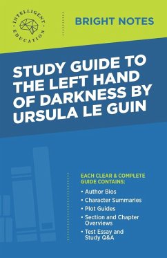 Cover Study Guide to The Left Hand of Darkness by Ursula Le Guin