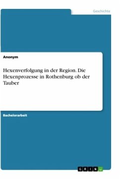 Hexenverfolgung in der Region. Die Hexenprozesse in Rothenburg ob der Tauber - Anonym