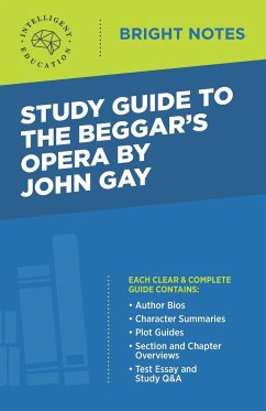 Cover Study Guide to The Beggar's Opera by John Gay