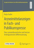 Arzneimittelanzeigen in Fach- und Publikumspresse (eBook, PDF)