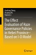 The Effect Evaluation of Haze... - Bild 1