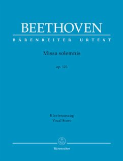 Missa solemnis op. 123, Klavierauszug - Beethoven, Ludwig van