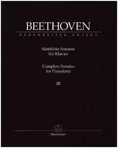 Sämtliche Sonaten für Klavier III, Partitur - Beethoven, Ludwig van