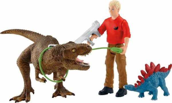 Velociraptor Dinosaurier Dino Tierfigur Urzeittier Spielzeugfigur Spielzeug Grün 
