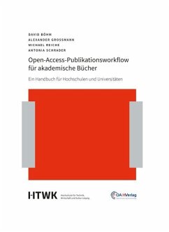 Open-Access-Publikationsworkflow für akademische Bücher - Schrader, Antonia;Grossmann, Alexander;Reiche, Michael
