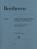 Sonate D-dur op. 102,2 für Klavier und Violoncello Sonate D-dur op. 102,2 für Klavier und Violoncello