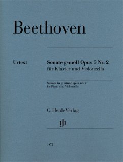 Cover Sonate g-moll op. 5,2 für Klavier und Violoncello