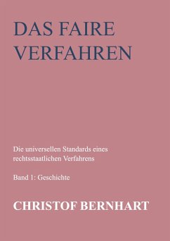 Das faire Verfahren - Bernhart, Christof