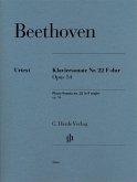 Klaviersonate Nr. 22 F-dur op. 54 Klaviersonate Nr. 22 F-dur op. 54