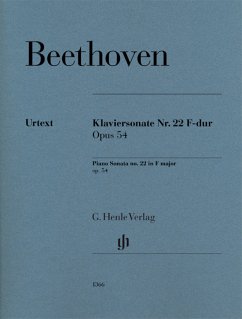 Cover Klaviersonate Nr. 22 F-dur op. 54