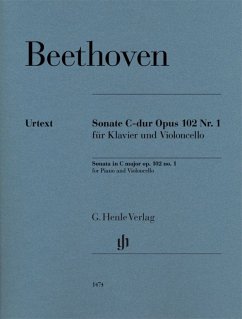 Sonate C-dur op. 102,1 für Klavier und Violoncello