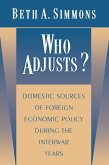 Who Adjusts? (eBook, ePUB)