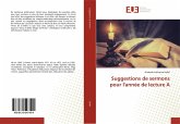 Suggestions de sermons pour l'année de lecture A