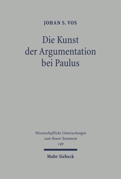 Die Kunst der Argumentation bei Paulus (eBook, PDF) - Vos, Johan