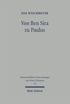 Von Ben Sira zu Paulus (eBook, PDF) - Wischmeyer, Oda