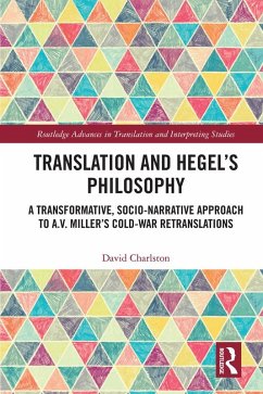 Translation and Hegel's Philosophy (eBook, ePUB) - Charlston, David