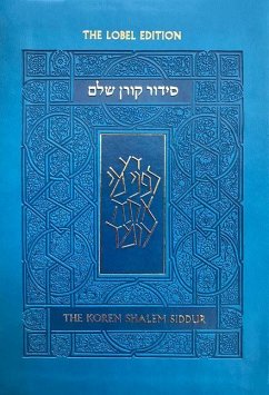 Koren Shalem Siddur with Tabs, Compact, Blue - Koren Publishers