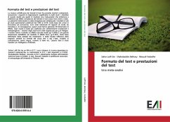 Formato del test e prestazioni del test - Lotfi Sin, Sahar;Behtary, Shahabaddin;Vedadhir, Abouali