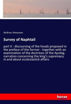 Survey of Naphtali - Honyman, Andrew