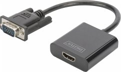 DIGITUS VGA to HDMI Konverter und Audio Full HD 15 cm