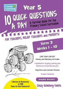 Lizard Learning 10 Quick Questions A Day Year 5 Term 3 - Holmberg-Smith, Cindy