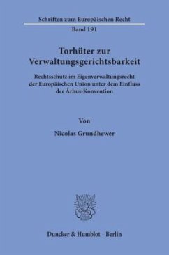 Torhüter zur Verwaltungsgerichtsbarkeit. - Grundhewer, Nicolas